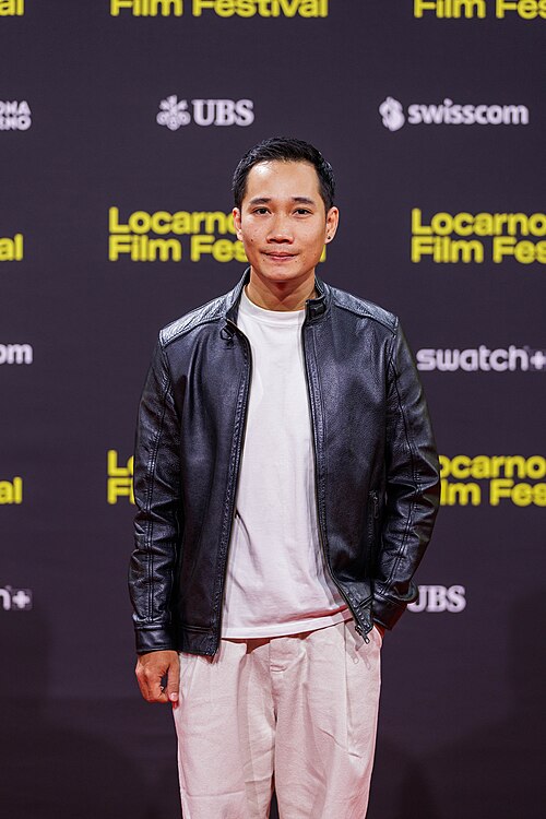 Director Lê Bâo at the 2026 Locarno Film Festival red carpet