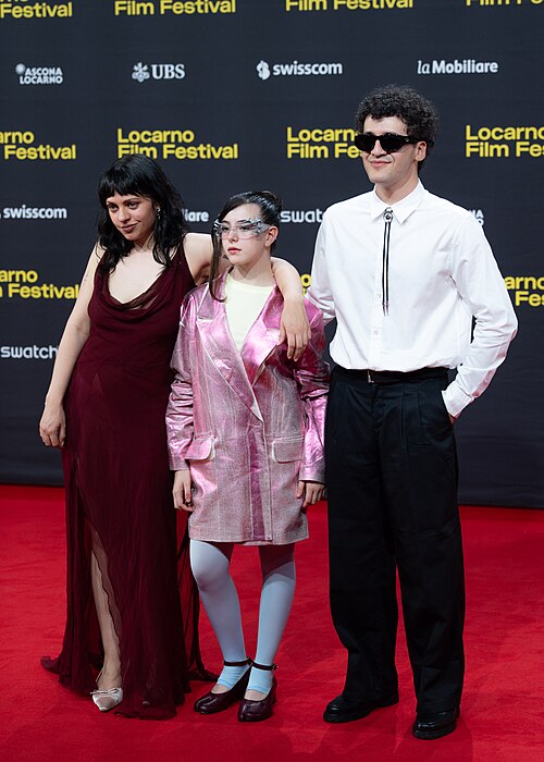 Director Lucila Mariani and cast on the red carpet at the 79th Locarno Film Festival 2026
