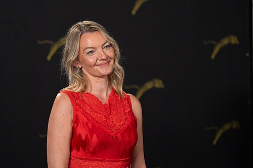 Director Maria Bäck at the 79th Locarno Film Festival 2026