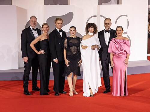 Marina Bouras, Carsten Bjørnlund, May el-Toukhy and Mathilde Arcel Fock at the 83rd Venice International Film Festival