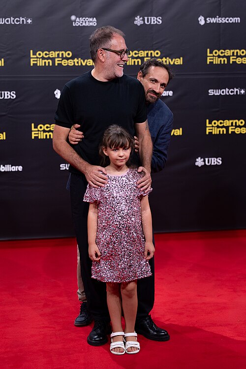 Director of Armony and cast on the red carpet at the 79th Locarno Film Festival