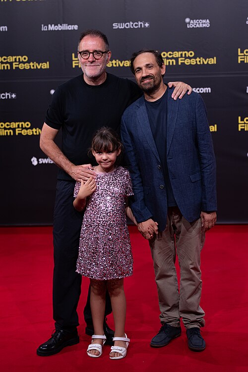 Director of Armony and cast on the red carpet at the 79th Locarno Film Festival