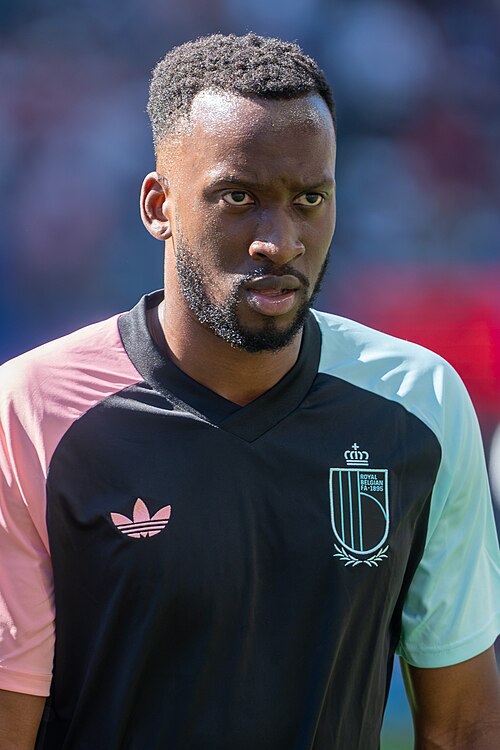 Dodi Lukebakio during Belgium v United States at the 2026 FIFA World Cup