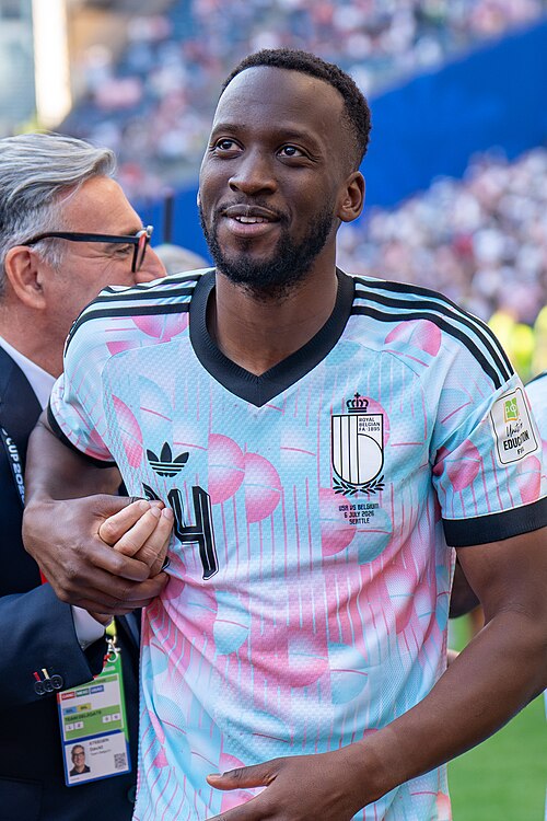 Dodi Lukebakio during Belgium v United States at the 2026 FIFA World Cup