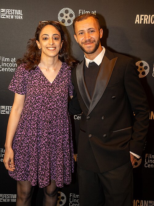 Doha Hamdy and Ahmed Samir at the 2025 New York African Film Festival