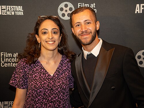 Doha Hamdy and Ahmed Samir at the 2025 New York African Film Festival