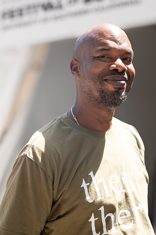 Donald E. Grant Jr., author, at LATFOB in Los Angeles, California, in April 2026