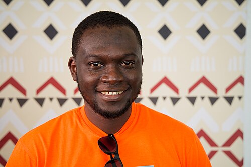 Donatien Kangah at Wikimania 2025