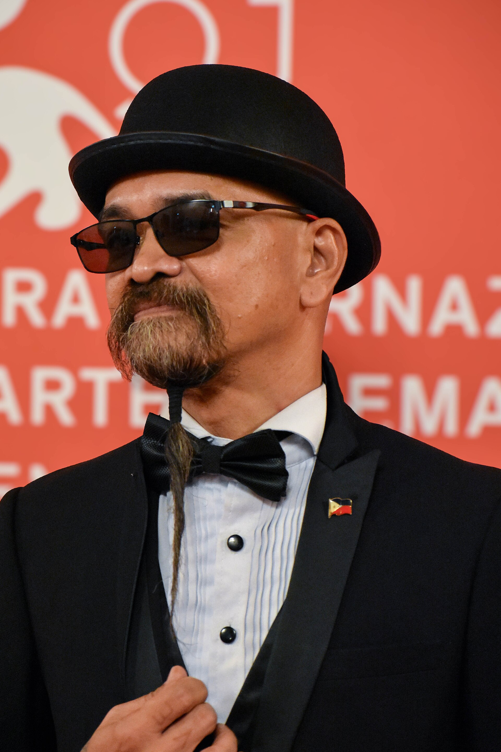 Phantosmia actor, Dong Abay, at 81st Venice International Film Festival