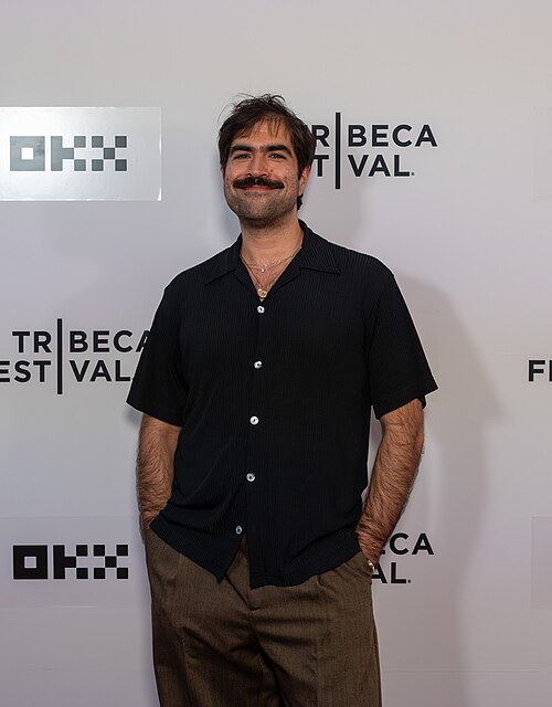 Doron Max Hagay, writer and director, at the 2026 Tribeca Festival for the movie She Keeps Me Young.