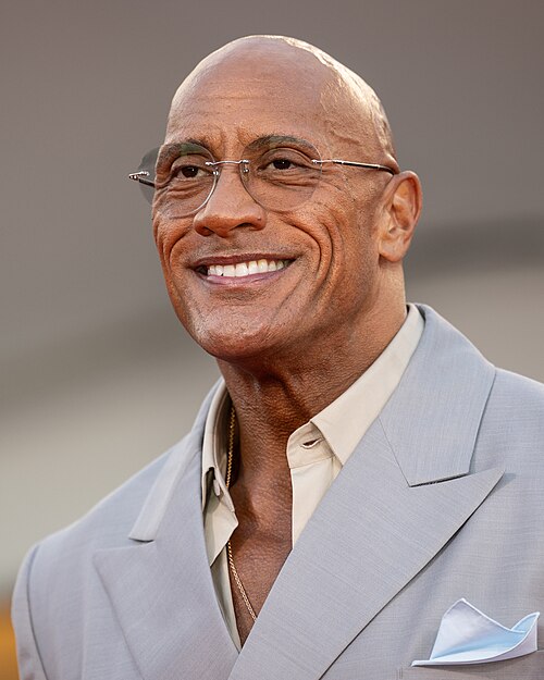 Actor Dwayne Johnson at the 2025 Venice Film Festival