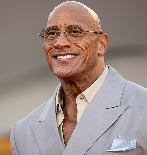 Actor Dwayne Johnson at the 2025 Venice Film Festival