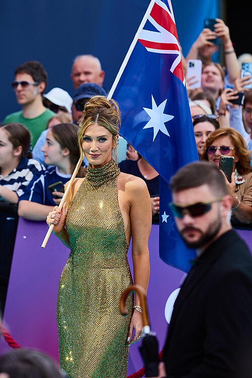 ESC 2026 Turquoise Carpet Event Delta Goodrem 010