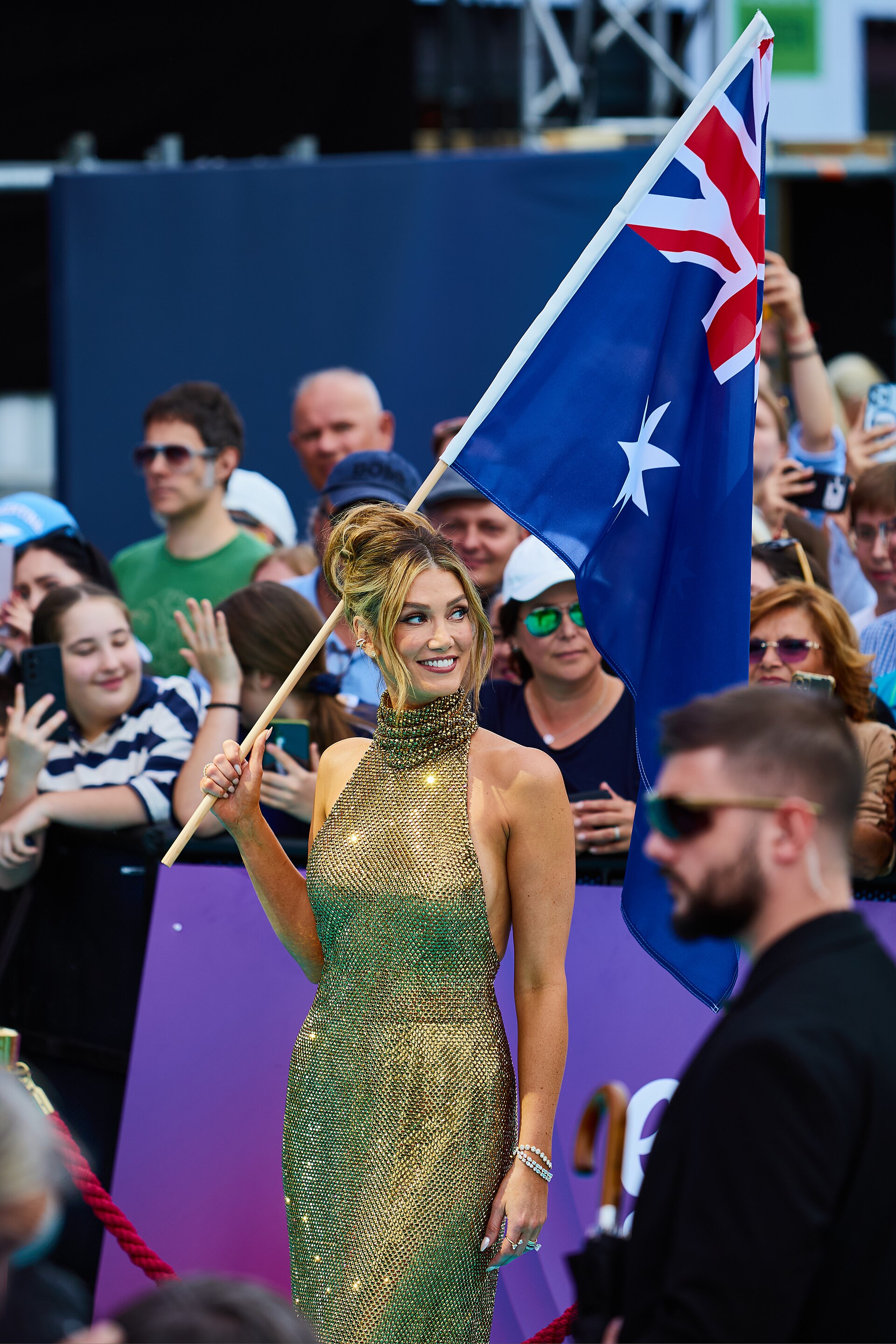 ESC 2026 Turquoise Carpet Event Delta Goodrem 011