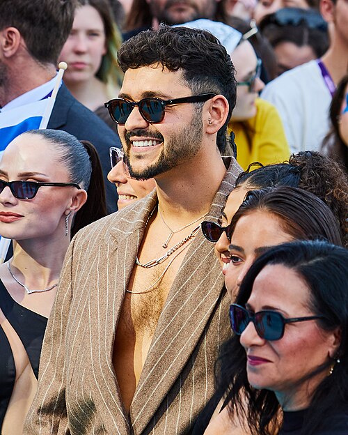 ESC 2026 Turquoise Carpet Event Noam Bettan 001