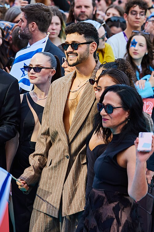 ESC 2026 Turquoise Carpet Event Noam Bettan 001