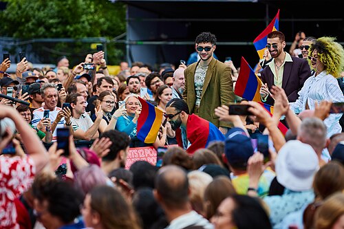 ESC 2026 Turquoise Carpet Event Simón 002