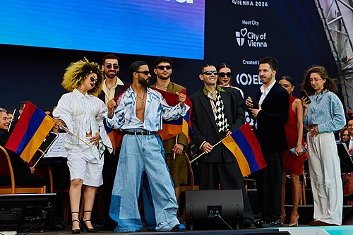 ESC 2026 Turquoise Carpet Event Simón 014