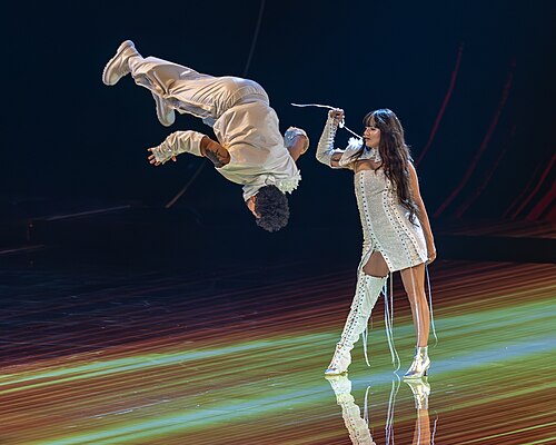 ESSYLA performing Dancing on the Ice, representing Belgium in the 1st Semi Final of the 2026 Eurovision Song Contest in Vienna