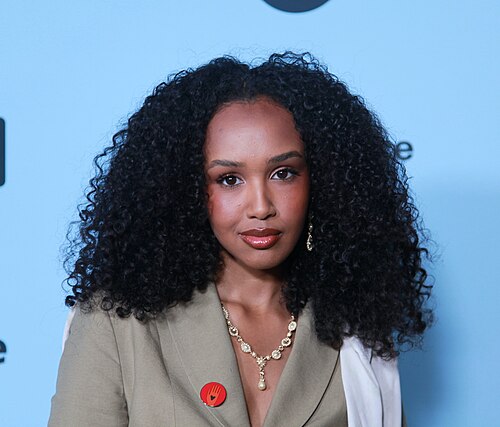 Ebada Hassan, actor, at the 2025 Sundance Film Festival for the movie Brides.