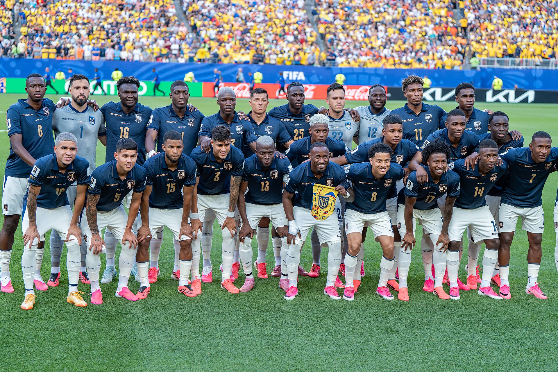 Ecudaor World Cup Roster during Côte d'Ivoire v Ecuador on 14 June 2026 at the 2026 FIFA World Cup