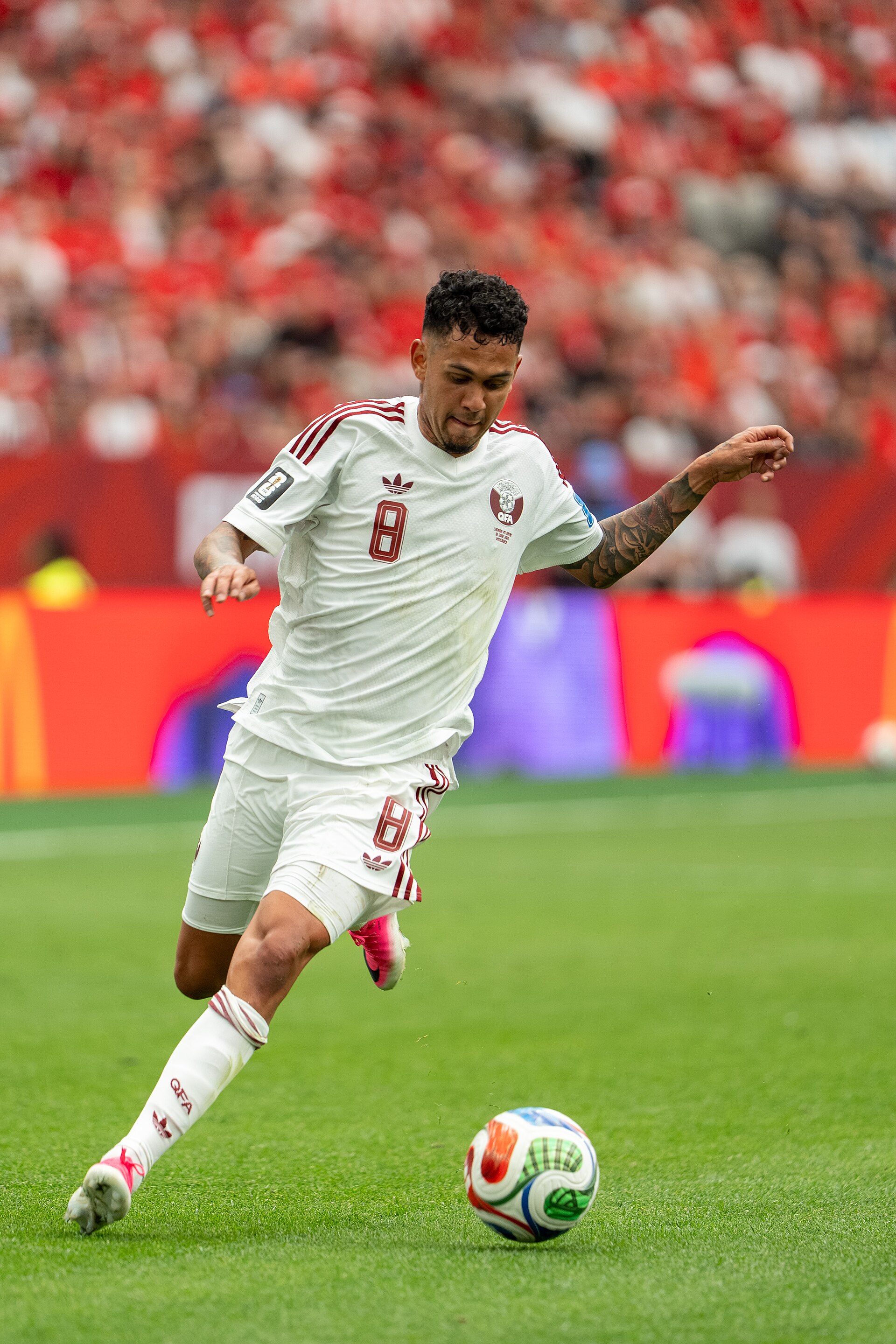 Edmilson Junior during Canada v Qatar on 18 June 2026 at the 2026 FIFA World Cup