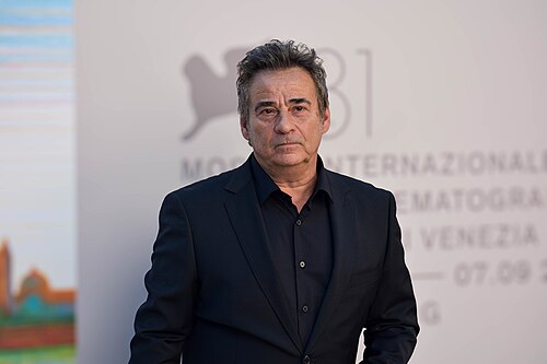 Marco, the Invented Truth actor, Eduard Fernández, at 81st Venice Film Festival