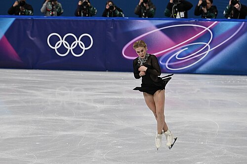 MILAN, ITALY - 19 FEBRUARY 2026: Ekaterina KURAKOVA of Poland compete during the Figure Skating Women Single Skating Free Skating at the Olympic Winter Games Milano Cortina 2026 Milano Ice Skating Arena on February 19, 2026 in Milan, Italy
