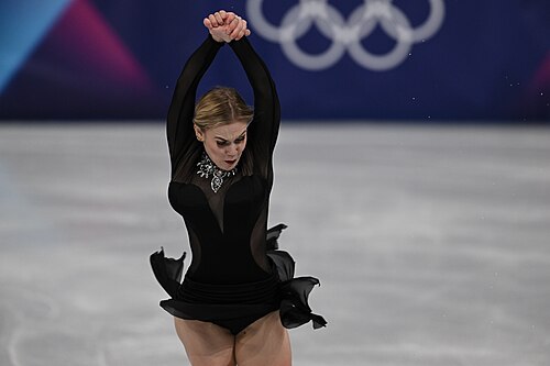MILAN, ITALY - 19 FEBRUARY 2026: Ekaterina KURAKOVA of Poland compete during the Figure Skating Women Single Skating Free Skating at the Olympic Winter Games Milano Cortina 2026 Milano Ice Skating Arena on February 19, 2026 in Milan, Italy