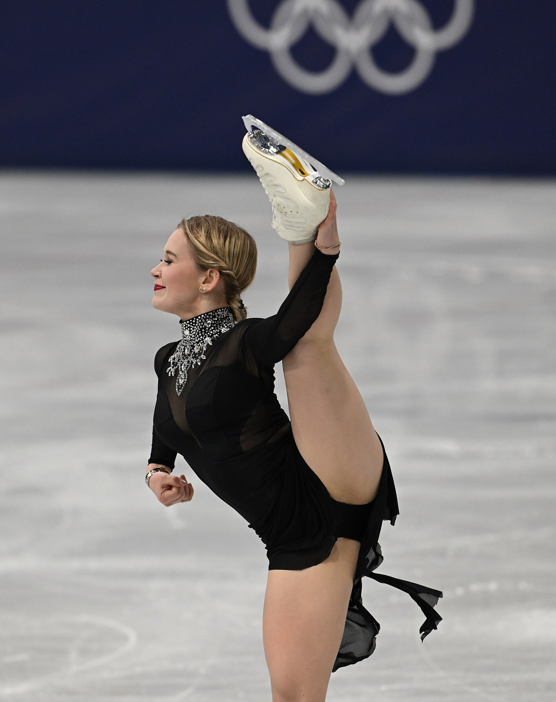 MILAN, ITALY - 19 FEBRUARY 2026: Ekaterina KURAKOVA of Poland compete during the Figure Skating Women Single Skating Free Skating at the Olympic Winter Games Milano Cortina 2026 Milano Ice Skating Arena on February 19, 2026 in Milan, Italy