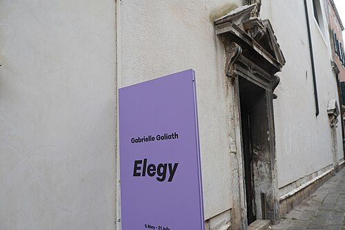 Elegy by Gabrielle Goliath at the 2026 Venice Biennale. Originally commissioned for the South African Pavilion, it was cancelled by the ministry of culture, and subsequently presented at Chiesa di Sant’Antonino