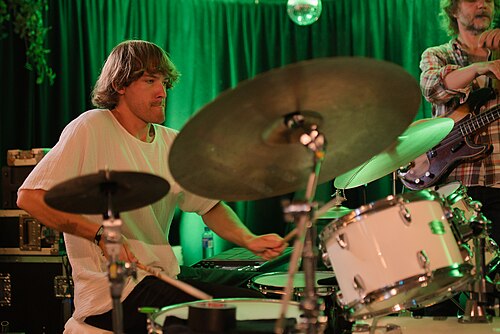 EliasTafjord drumming with Andreas Rotevatn at 2025 Molde Jazz Festival