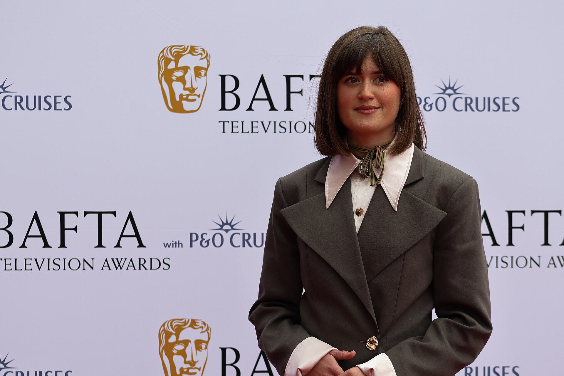 Ella Bruccoleri at the TV BAFTA red carpet, May 26