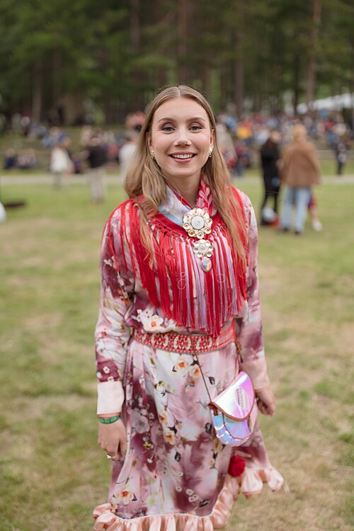Ella Marie Hætta Isaksen at the 2025 Riddu Riđđu Festival