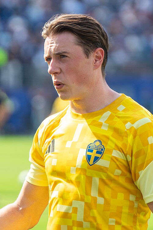 Elliot Stroud during France v Sweden at the 2026 FIFA World Cup