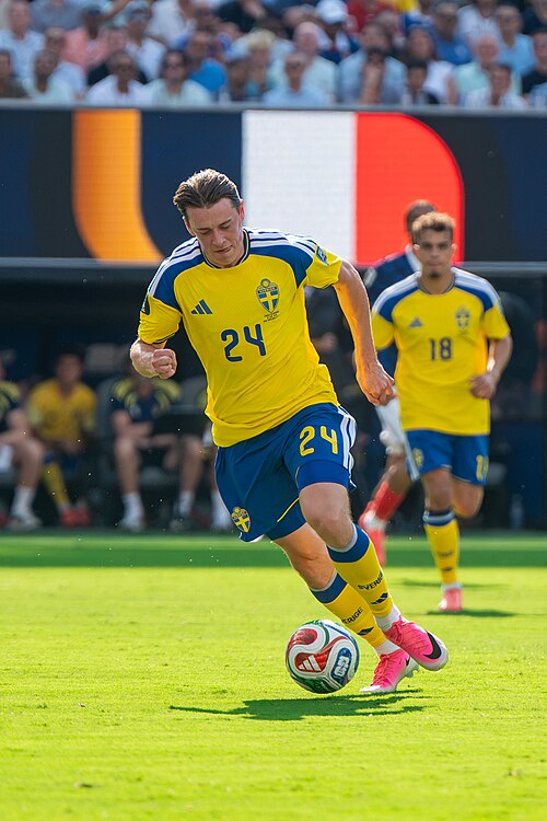 Elliot Stroud during France v Sweden at the 2026 FIFA World Cup
