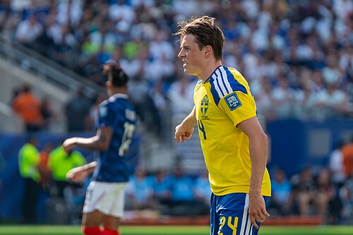Elliot Stroud during France v Sweden at the 2026 FIFA World Cup