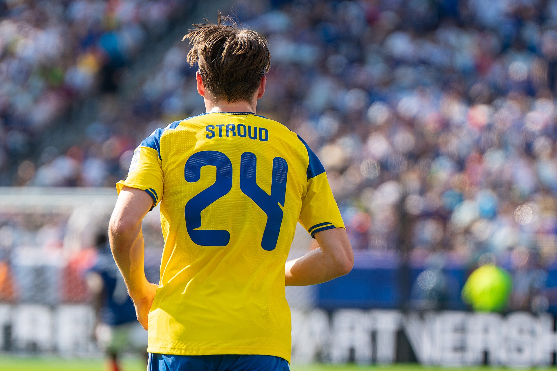 Elliot Stroud during France v Sweden at the 2026 FIFA World Cup