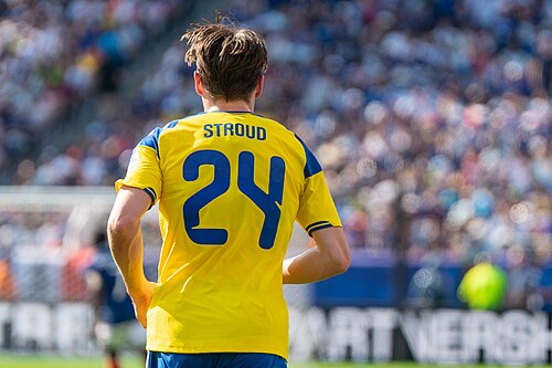 Elliot Stroud during France v Sweden at the 2026 FIFA World Cup