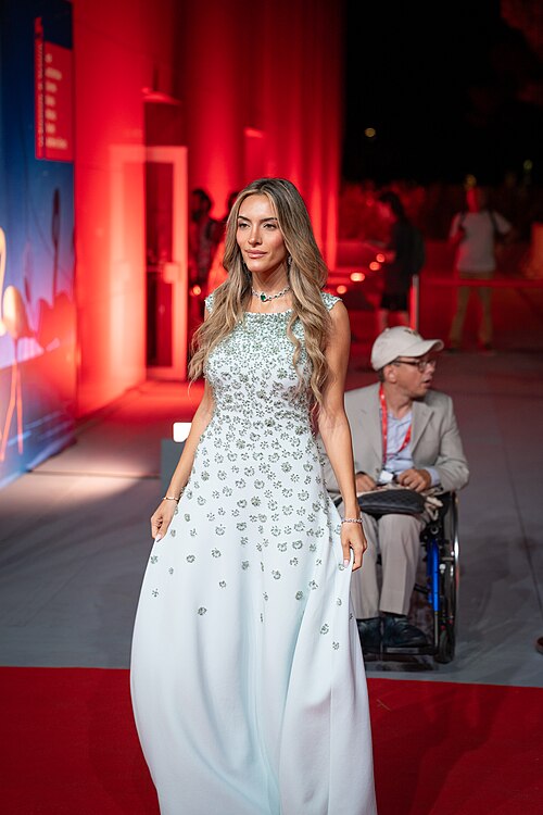 Emily Austin at the premiere for Furies for Venice Film Festival 2026.