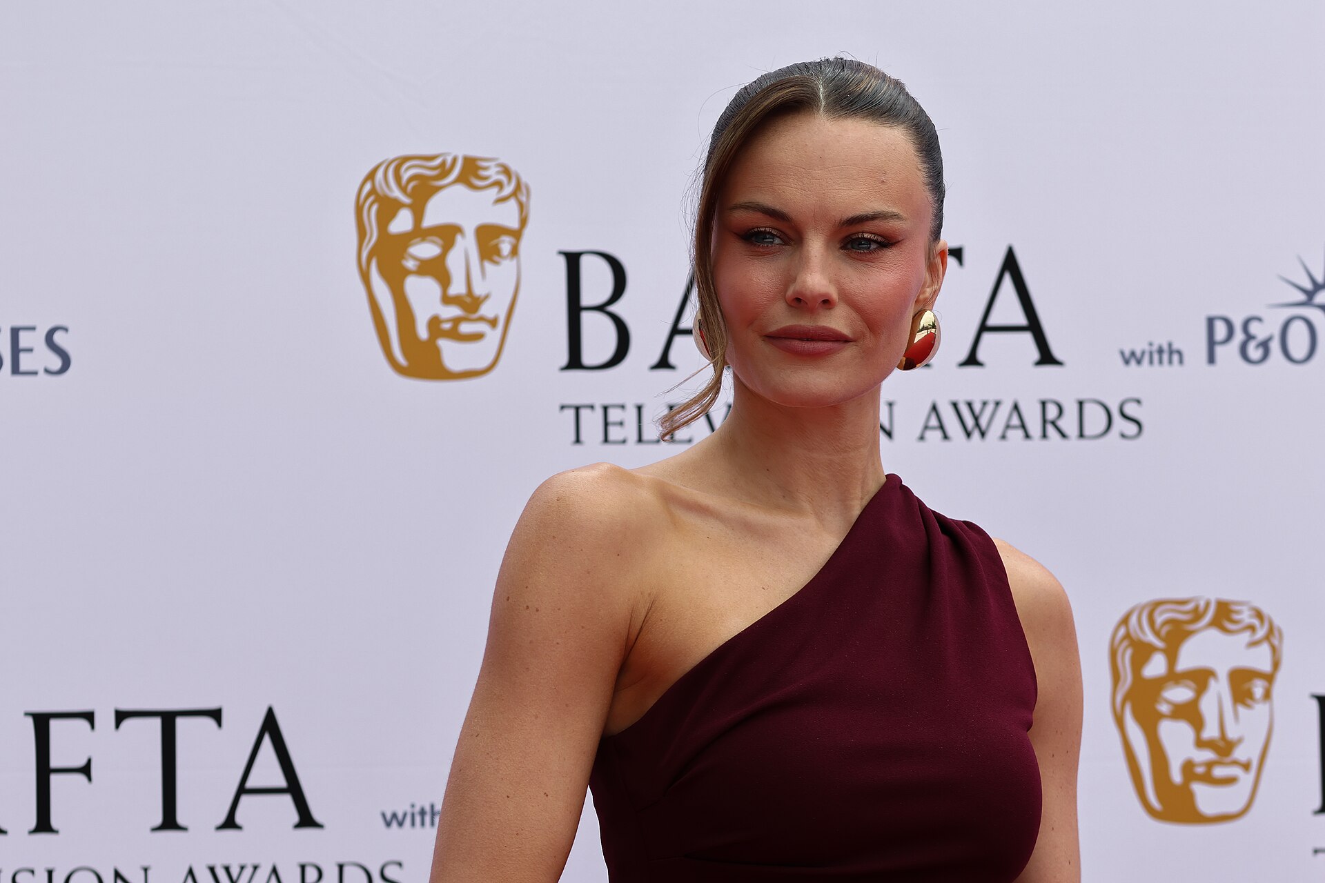 Emily Blackwood at the TV BAFTA red carpet, May 26