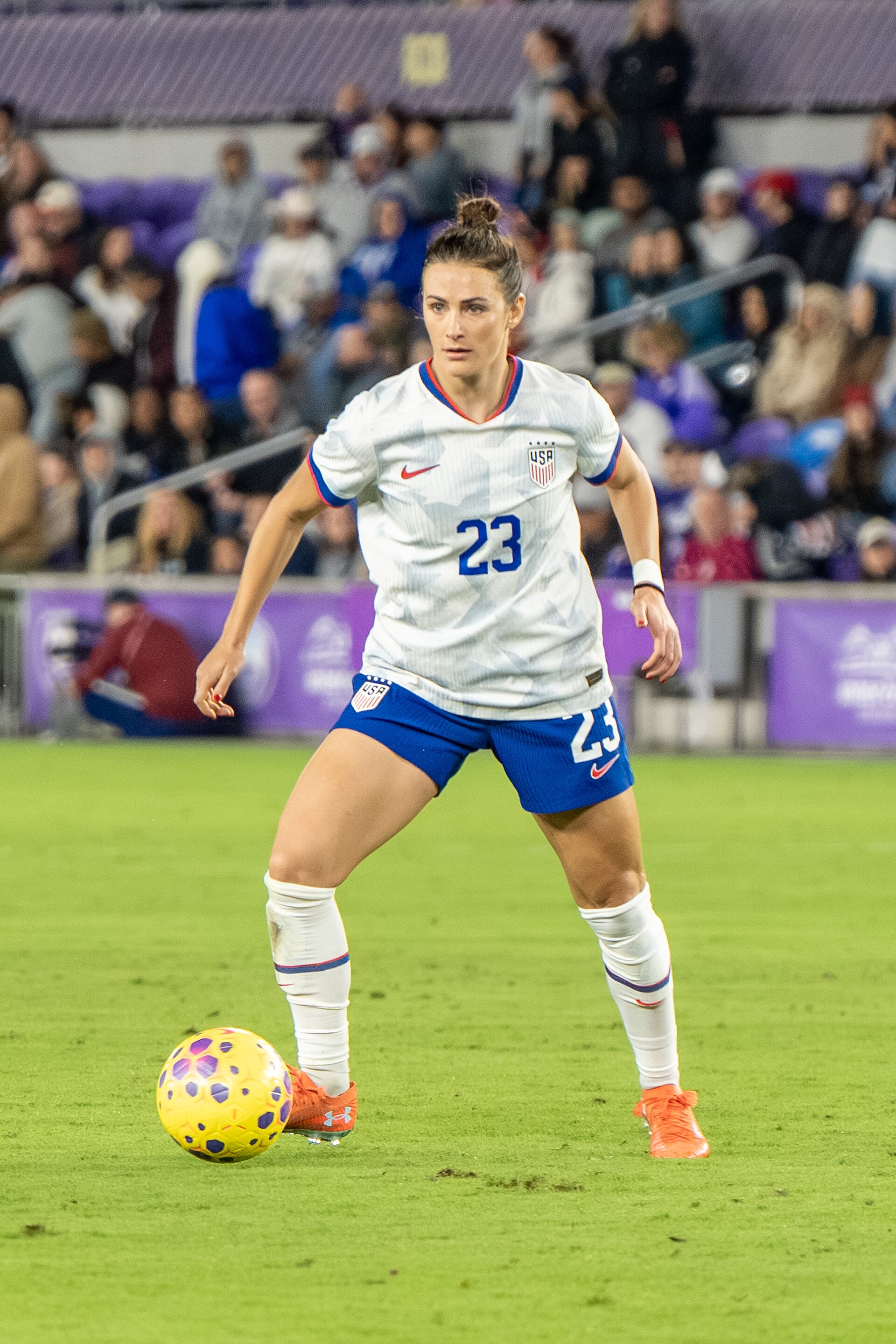 Emily Fox during United States Women's Soccer Team vs Italy Women's National Football Team on November 28 2025