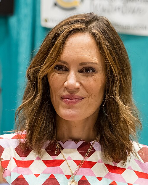 Emily Swallow, actor, at GalaxyCon Oklahoma City in Oklahoma City, OK in May 2026