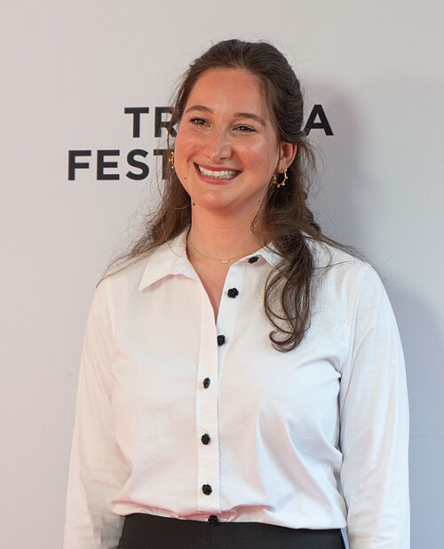 Emma Sassoon at the premiere of "Cuomo" at the 25th Tribeca Film Festival in New York City.