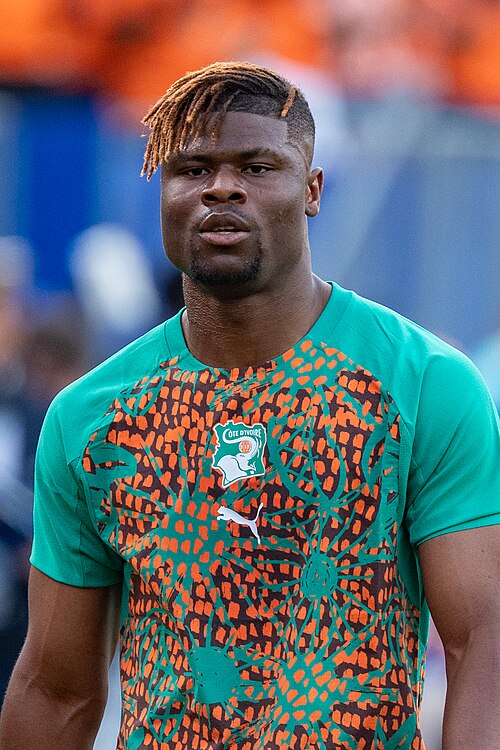 Emmanuel Agbadou during Côte d'Ivoire v Ecuador on 14 June 2026 at the 2026 FIFA World Cup