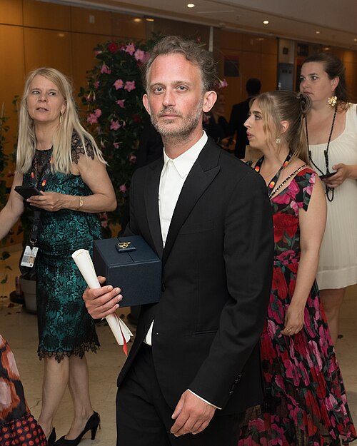 Emmanuel Marre, winner of Best Screenplay, at 2026 Cannes Film Festival