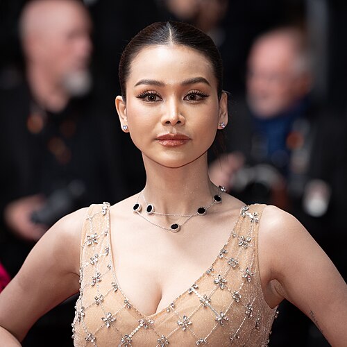 Actress Engfa Waraha at the 2025 Cannes Film Festival