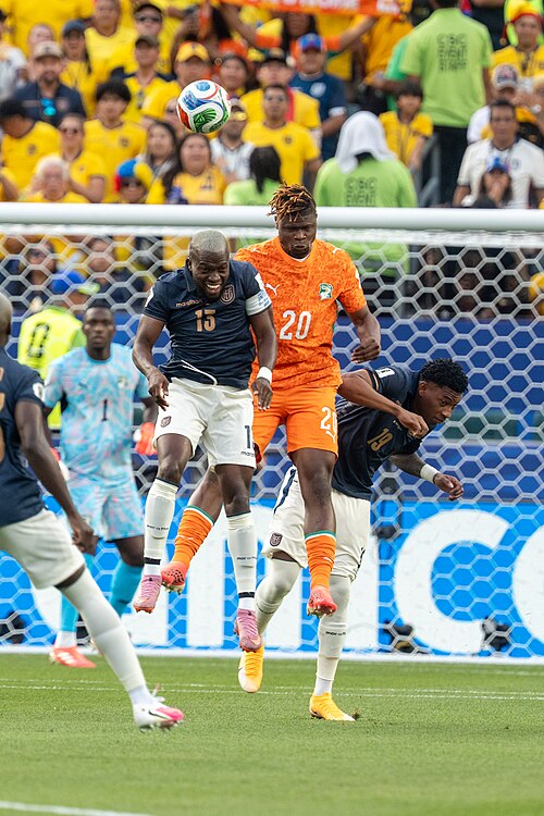 Enner Valencia Emmanuel Agbadou during Côte d'Ivoire v Ecuador on 14 June 2026 at the 2026 FIFA World Cup