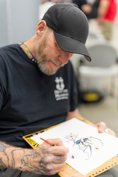 Eric Talbot, comic book writer and artist, at Dragon Con in Atlanta Ga September 6 2026