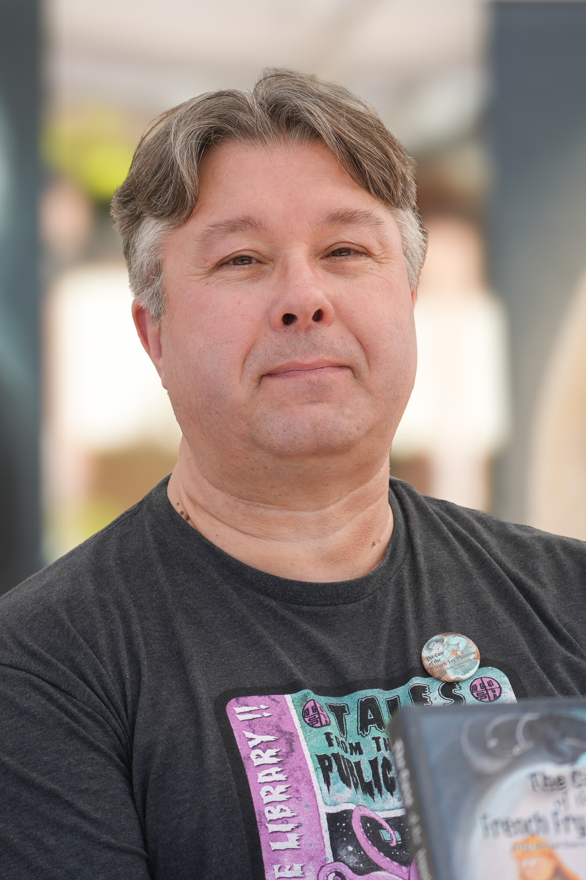 Erik Christopher Martin, writer, at San Diego Writers Festival in Coronado, California, in March 2026